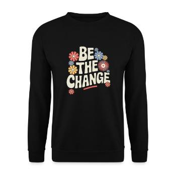 Altruisme Don désintéressé Donner d’école - Sweat-shirt Unisexe - noir - Devant - Alina (178cm) & Michal (187cm)