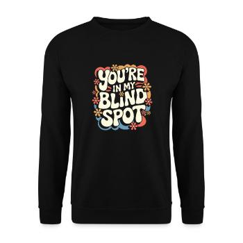 Blinde Blindheit Sehbehinderte Menschen - Unisex Pullover - Schwarz - Vorne - Alina (178cm) & Michal (187cm)