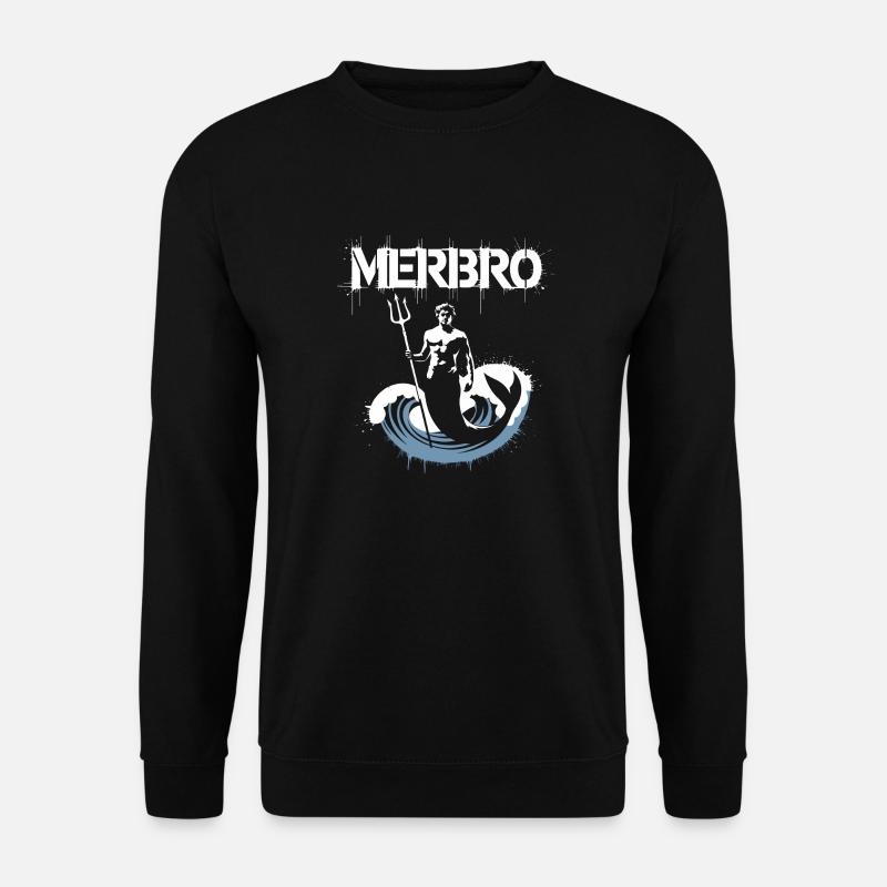 Merbro - Mystical Sea Power - Unisex Sweatshirt - black