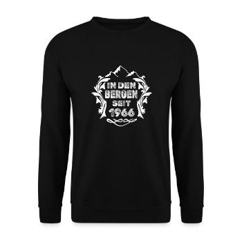 Retro 1966 - Unisex Sweatshirt - black - Front - Alina (178cm) & Michal (187cm)