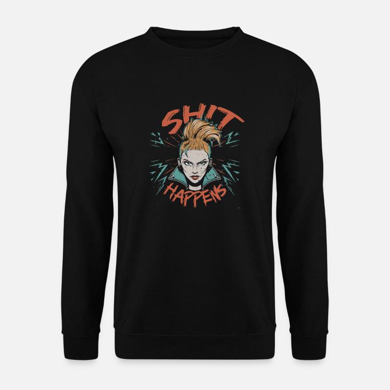 Scheiße passiert - Unisex Pullover - Schwarz