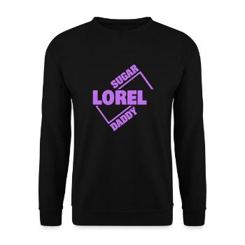 Sugar Daddy Lorel - Unisex Sweatshirt - black - Front - Alina (178cm) & Michal (187cm)