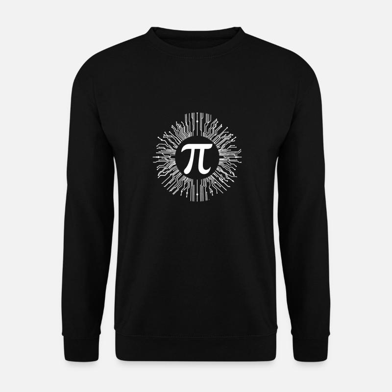 Pi Mathematische Zahl, Elektronische Schaltung - Unisex Pullover - Schwarz