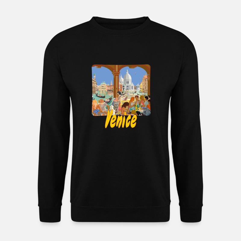 venice r415mp duso - Unisex Pullover - Schwarz