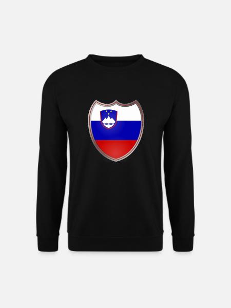 Slovenia (coat of arms) - Unisex Sweatshirt - black