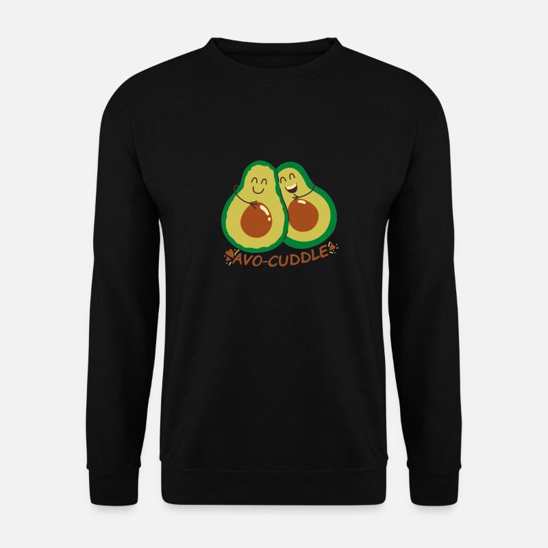 Avocado cuddle - Unisex Sweatshirt - black