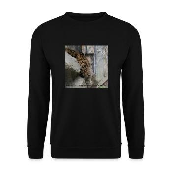 Story - Unisex Sweatshirt - black - Front - Alina (178cm) & Michal (187cm)