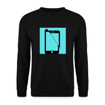 CrashRepair - Sweat-shirt Unisexe - noir - Devant - Alina (178cm) & Michal (187cm)