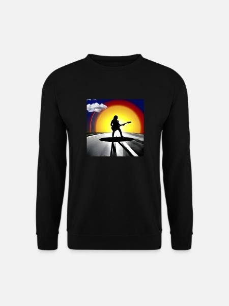 Rock Musik - Unisex Pullover - Schwarz