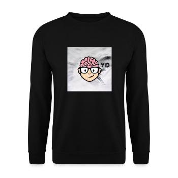 1694974380737 JPEG - Unisex Pullover - Schwarz - Vorne - Alina (178cm) & Michal (187cm)