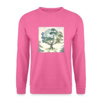 Terre Mère : L’Arbre de l’Éternité - Sweat-shirt Unisexe - rose - Devant