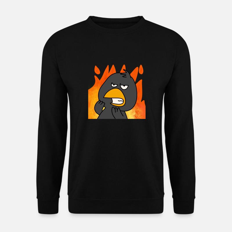 Rabe Rage - Unisex Pullover - Schwarz