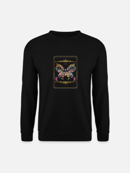 Schmetterling - Unisex Pullover - Schwarz