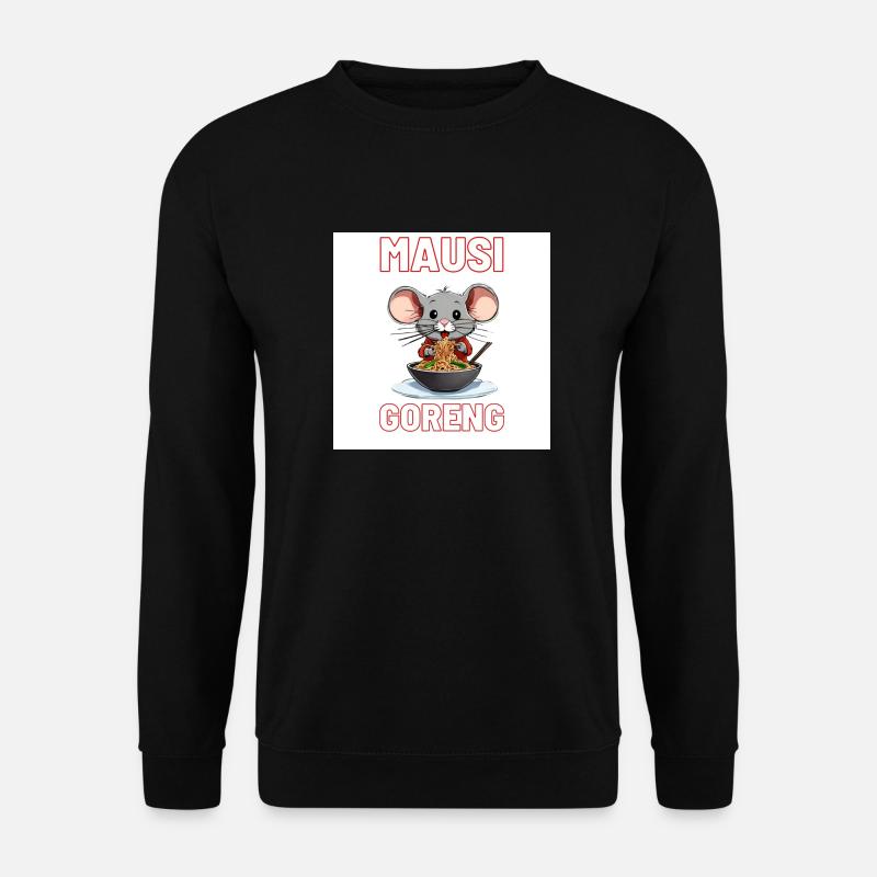 Mausi-Goreng - Unisex Pullover - Schwarz