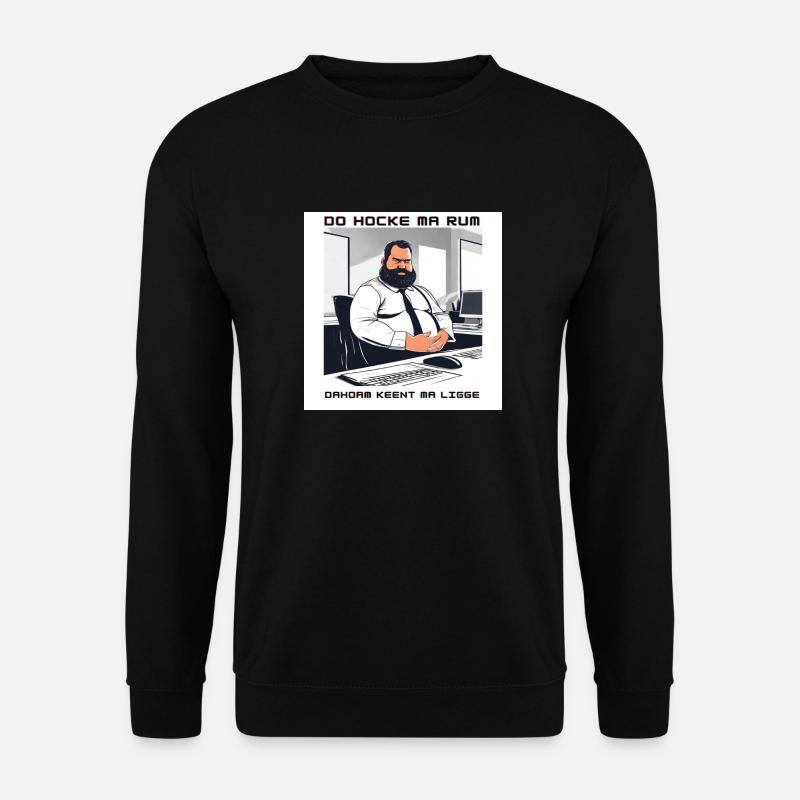 Demotivation Bürokollege - Unisex Pullover - Schwarz