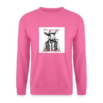 Hase John Porno - Unisex Pullover - Pink - Vorne
