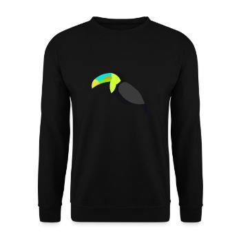 Toucan - Sweat-shirt Unisexe - noir - Devant - Alina (178cm) & Michal (187cm)