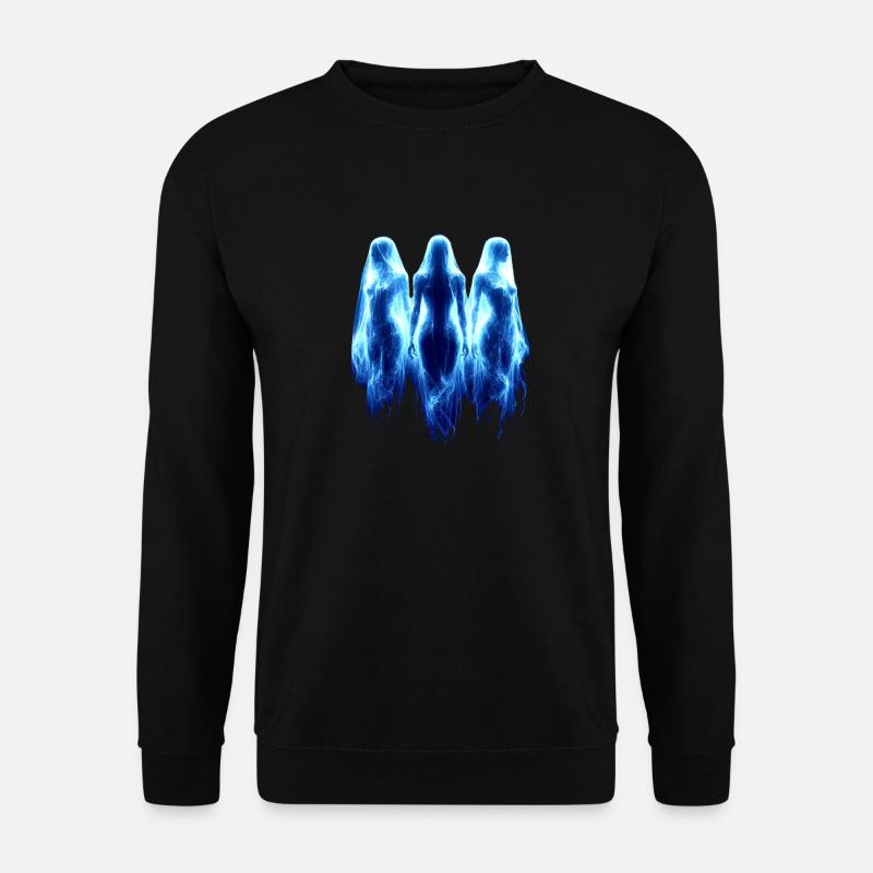 3 Geister - Unisex Pullover - Schwarz