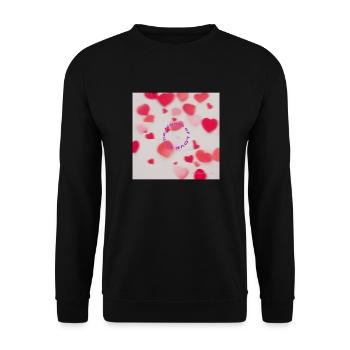 Pride 2024 - Unisex Sweatshirt - black - Front - Alina (178cm) & Michal (187cm)