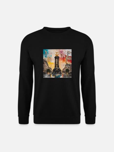 Siegessäule - Unisex Pullover - Schwarz