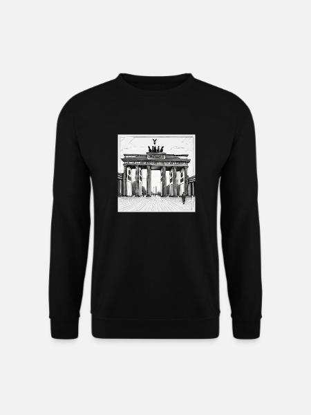 Brandenburger Tor - Unisex Pullover - Schwarz