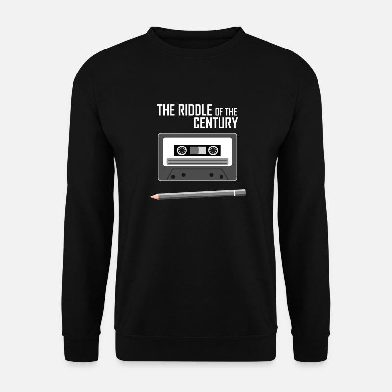 Cassette - L'énigme du siècle - Sweat-shirt Unisexe - noir