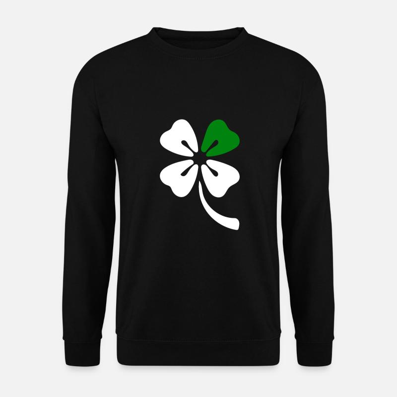 Four-leaf clover - Unisex Sweatshirt - black