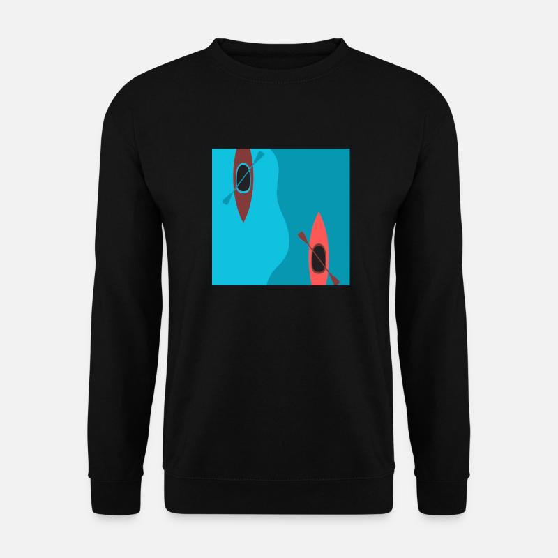 The two canoes - Unisex Pullover - Schwarz