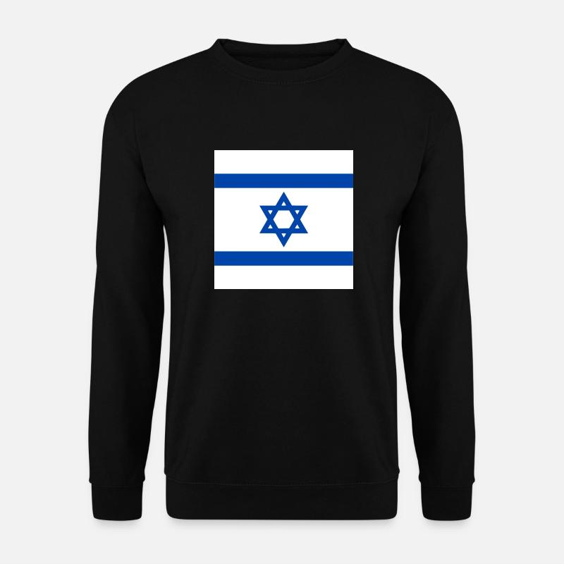 Israel flag - Unisex Sweatshirt - black