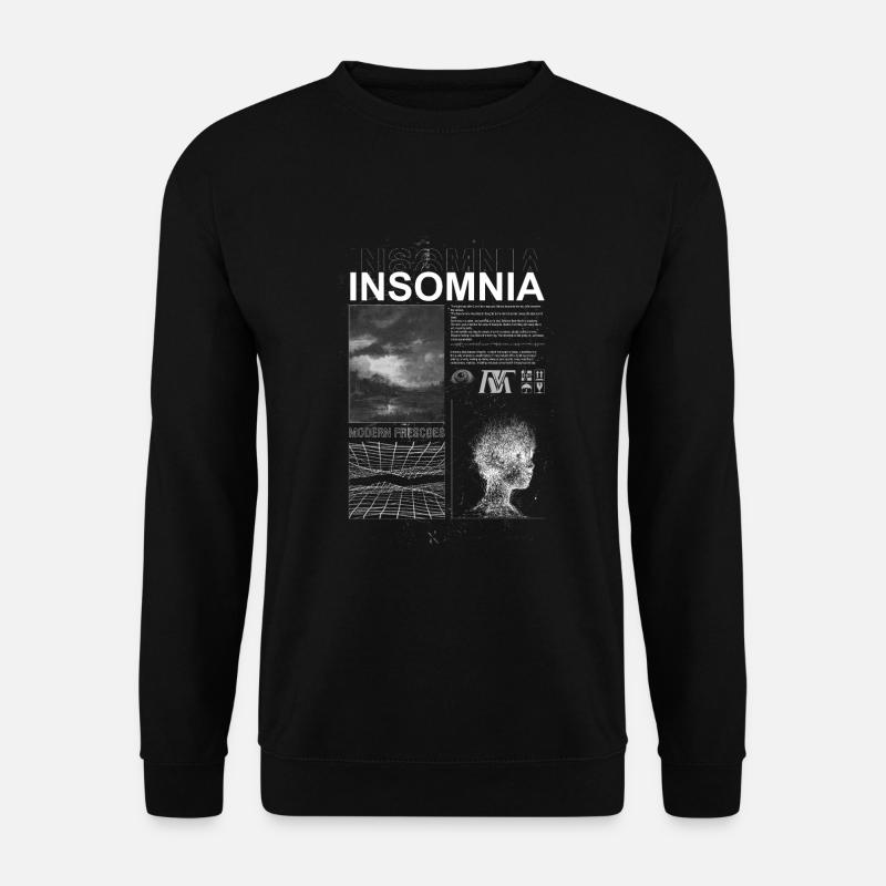 Schlaflosigkeit - Unisex Pullover - Schwarz
