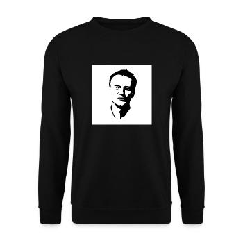 alexej nawalny - Unisex Pullover - Schwarz - Vorne - Alina (178cm) & Michal (187cm)
