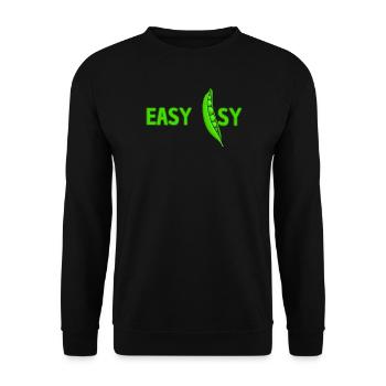 Easy peasy - Unisex Pullover - Schwarz - Vorne - Alina (178cm) & Michal (187cm)