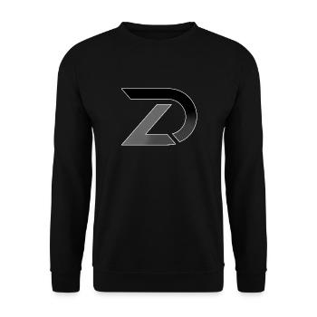 Zocker_Daddy_ - Unisex Pullover - Schwarz - Vorne - Alina (178cm) & Michal (187cm)