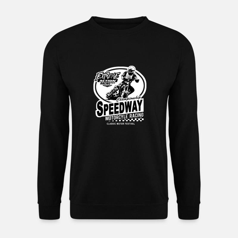 Speedway - Motorcycle Speedway - Unisex Sweatshirt - black