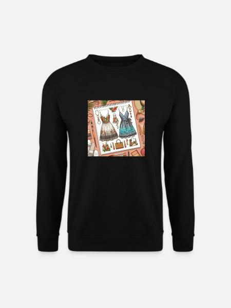 Conception. - Sweat-shirt Unisexe - noir