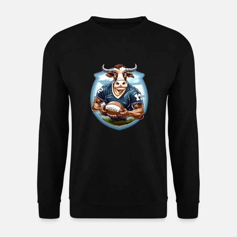 Cows Rugby - Unisex Sweatshirt - black