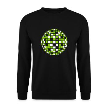 DISCO KUGEL - Unisex Pullover - Schwarz - Vorne - Alina (178cm) & Michal (187cm)
