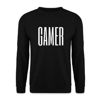Joueur - Sweat-shirt Unisexe - noir - Devant - Alina (178cm) & Michal (187cm)