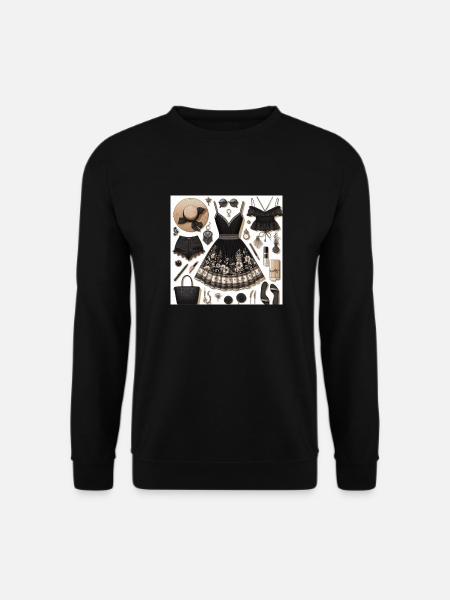 Black look. - Unisex Sweatshirt - black