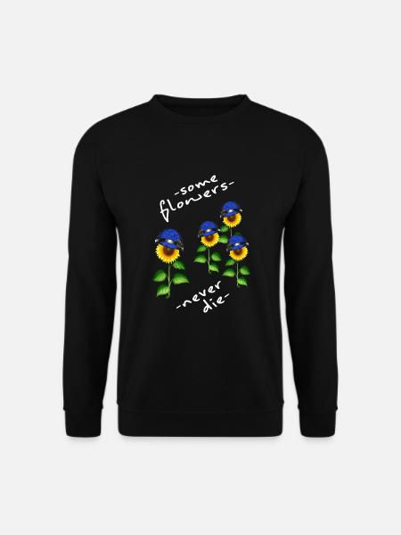 ukraine solidarität free kiew stand with mariupol - Unisex Pullover - Schwarz