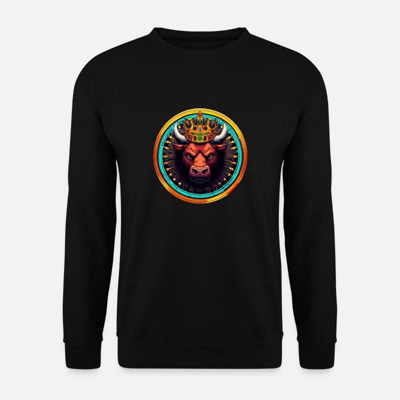 Angry Bull - Unisex Sweatshirt - black