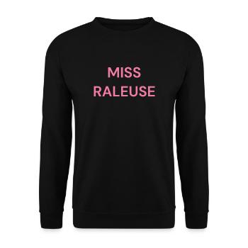 Missy raleuse - Sweat-shirt Unisexe - noir - Devant - Alina (178cm) & Michal (187cm)
