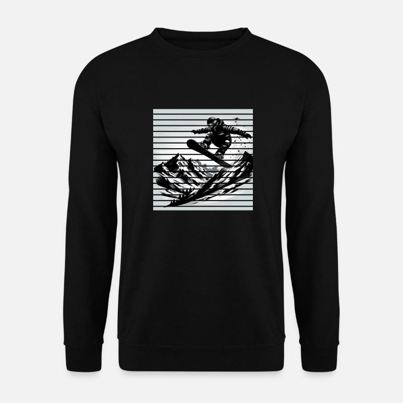 Snowboarder - Unisex Pullover - Schwarz