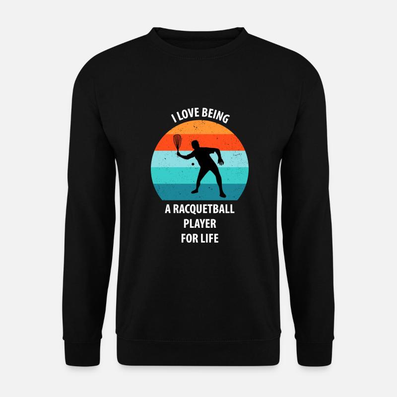 Racqueetball - Unisex Pullover - Schwarz