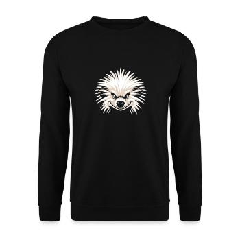 Porc-épic - Sweat-shirt Unisexe - noir - Devant - Alina (178cm) & Michal (187cm)