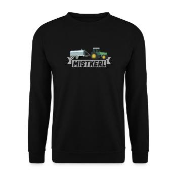 - MISTKERL - Güllefahrer , Jauchefahrer Geschenk - Unisex Pullover - Schwarz - Vorne - Alina (178cm) & Michal (187cm)
