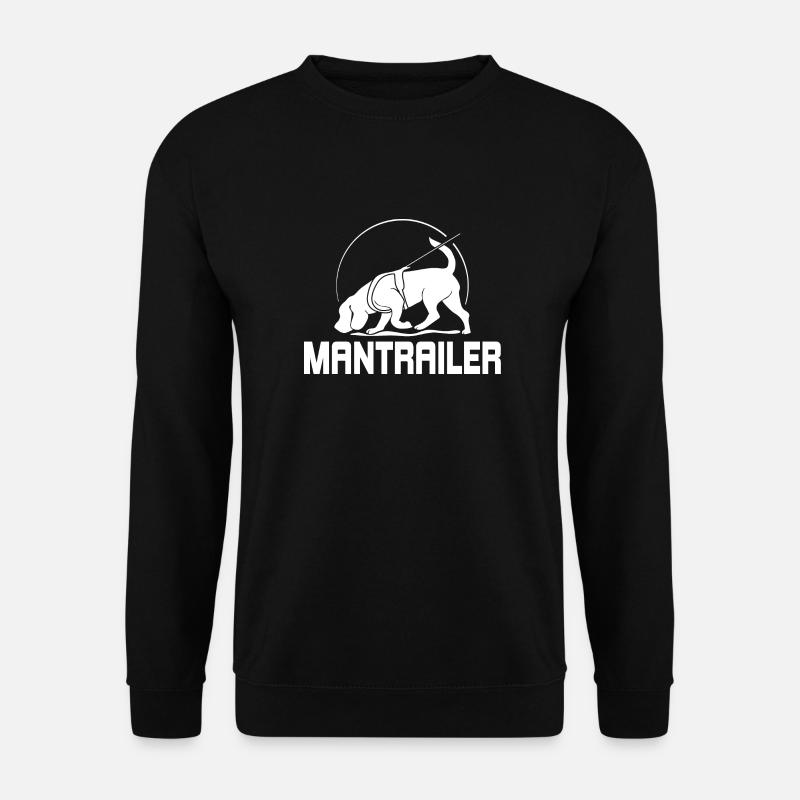 MANTRAILER Hundesport Suchhunde Hunde Hund - Unisex Pullover - Schwarz