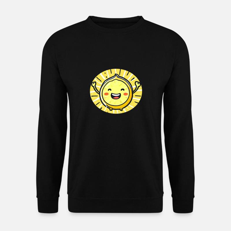 Happy lemon - Unisex Sweatshirt - black