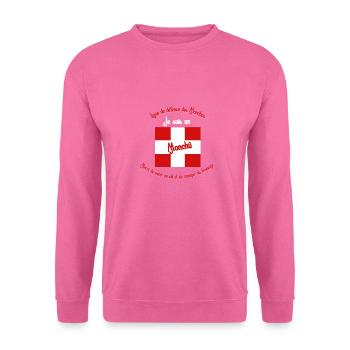 ligue des monchus - Sweat-shirt Unisexe - rose - Devant