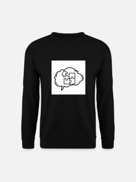 gedanken - Unisex Pullover - Schwarz